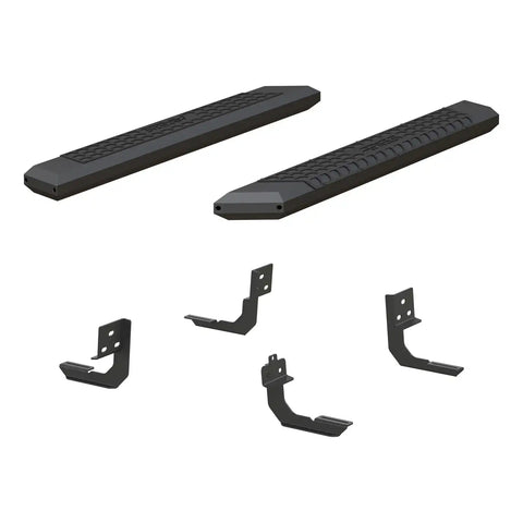 ARIES 2556004 - AdvantEDGE 5-1/2 x 53 Black Aluminum Side Bars, Select Ram 1500, 2500, 3500