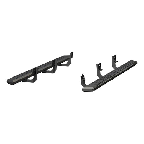 ARIES 2556006 - AdvantEDGE 5-1/2 x 85 Black Aluminum Side Bars, Select Dodge, Ram 1500 to 5500