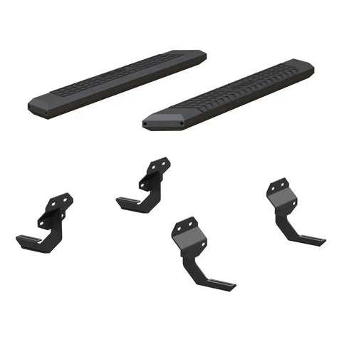 ARIES 2556011 - AdvantEDGE 5-1/2 x 53 Black Aluminum Side Bars, Select Ford F150, F250, F350