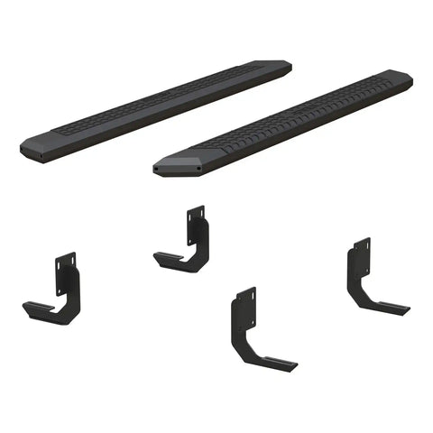 ARIES 2556014 - AdvantEDGE 5-1/2 x 75 Black Aluminum Side Bars, Select Ford F-250, F-350