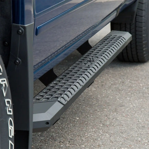 ARIES 2556015 - AdvantEDGE 5-1/2 x 91 Black Aluminum Side Bars, Select Silverado, Sierra Crew