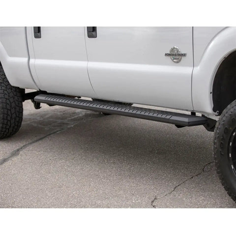 ARIES 2556024 - AdvantEDGE 5-1/2 x 91 Black Aluminum Side Bars, Select Ford F250, F350, F450