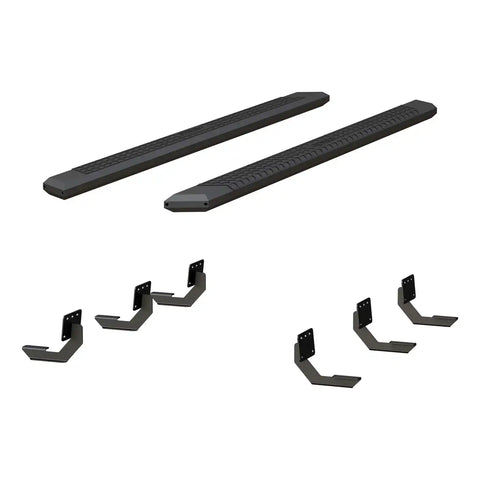 ARIES 2556049 - AdvantEDGE 5-1/2 x 91 Black Aluminum Side Bars, Select Ram 1500