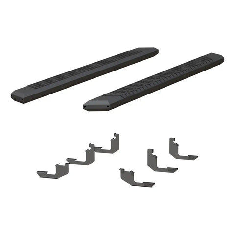 ARIES 2556052 - AdvantEDGE 5-1/2 x 85 Black Aluminum Side Bars, Select Ford Ranger Crew Cab