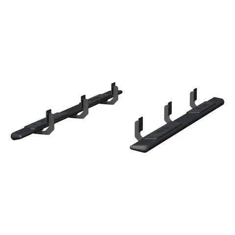 ARIES 2558024 - AscentStep 5-1/2 x 91 Black Steel Running Boards, Select Ford F250, F350, F450