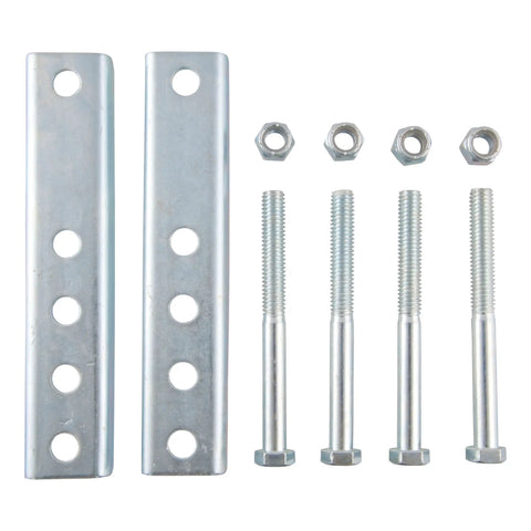 CURT 28155 Marine Jack with Dual 6 Wheels (1,500 lbs, 10 Travel)