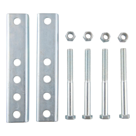 CURT 28156 Marine Jack with Dual 6 Wheels (1,500 lbs, 10 Travel, Packaged)