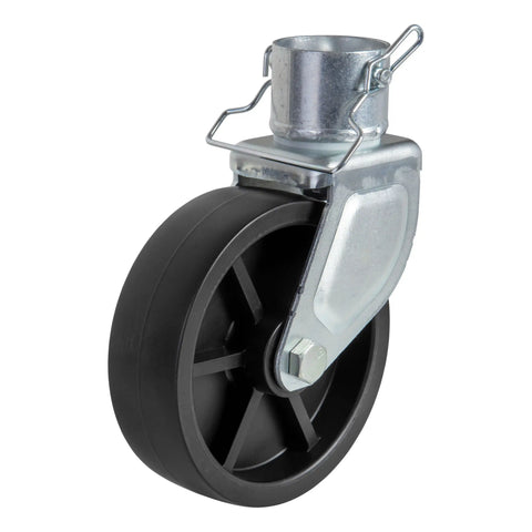 CURT 28277 6 Jack Caster (Fits 2 Tube, 1,200 lbs, Packaged)