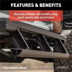 ARIES 3025144 - ActionTrac 48.75 Powered Running Boards (No Brackets)