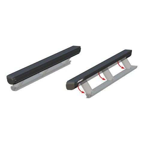 ARIES 3025179 - ActionTrac 83.6 Powered Running Boards (No Brackets)