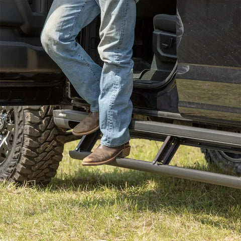 ARIES 3025183 - ActionTrac 87.6 Powered Running Boards (No Brackets)