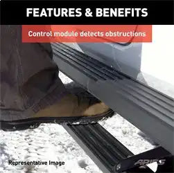 ARIES 3034470 - ActionTrac 48.75 Powered Running Boards, Select Jeep Wrangler JK 2-Door
