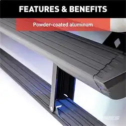 ARIES 3034470 - ActionTrac 48.75 Powered Running Boards, Select Jeep Wrangler JK 2-Door