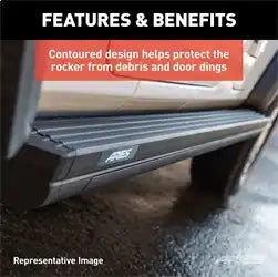 ARIES 3034472 - ActionTrac 48.75 Powered Running Boards, Select Ford Bronco 2-Door
