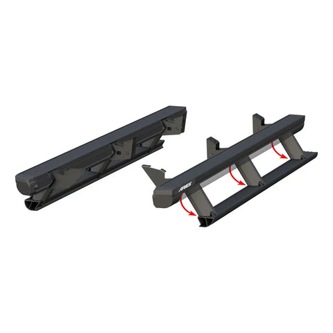 ARIES 3047953 - ActionTrac 83.6 Powered Running Boards, Select Toyota Tacoma Crew Cab