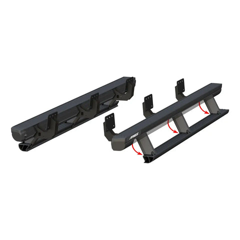 ARIES 3048314 - ActionTrac 87.6 Powered Running Boards, Select Ram 1500 Crew Cab