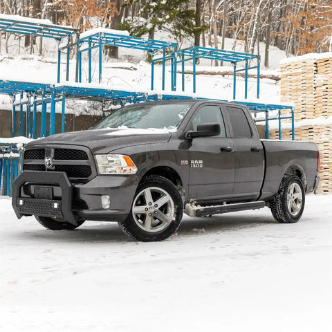 ARIES 3048314 - ActionTrac 87.6 Powered Running Boards, Select Ram 1500 Crew Cab