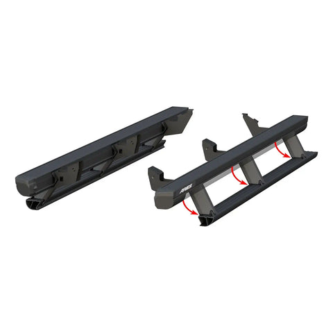 ARIES 3048351 - ActionTrac 87.6 Powered Running Boards, Select Toyota Tundra Extended Crew Cab