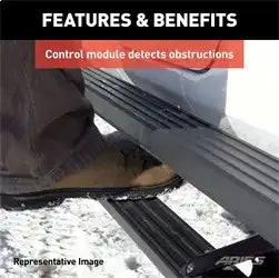 ARIES 3048351 - ActionTrac 87.6 Powered Running Boards, Select Toyota Tundra Extended Crew Cab