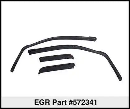 EGR 572341 -11-23 Dodge Durango In-Channel Window Visors Front/Rear Set Dark Smoke