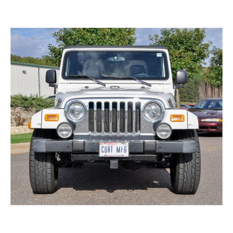 CURT 31028 2 Front Receiver Hitch, Select Jeep Wrangler TJ (Drilling Required)