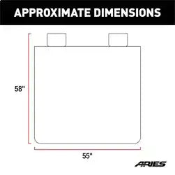 ARIES 3146-20 - Seat Defender 58 x 55 Removable Waterproof Camo Bench Cover