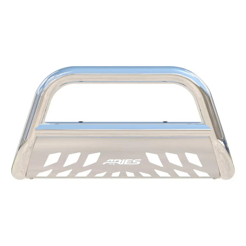 ARIES 35-3001 - 3 Polished Stainless Bull Bar, Select Ford Excursion, F-250, F-350 Super Duty