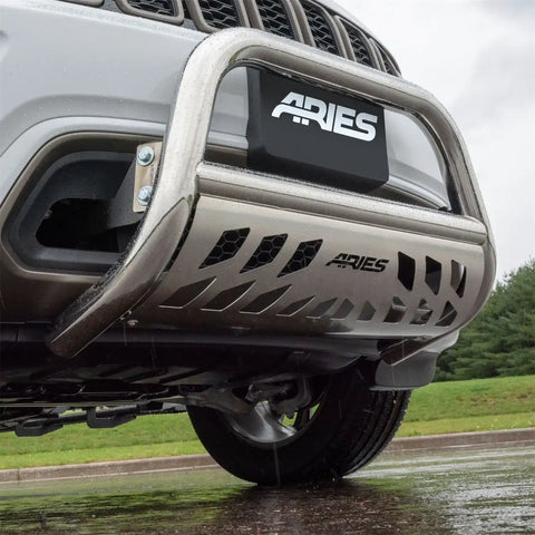 ARIES 35-4010 - 2-1/2 Polished Stainless Bull Bar, Select Chevrolet Colorado, GMC Canyon