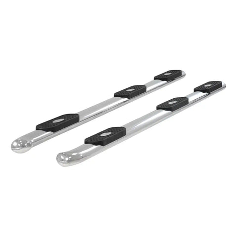 ARIES 363006-2 - Oval Nerf Bars Wheel to (4 Inch Polished Stainless Steel)