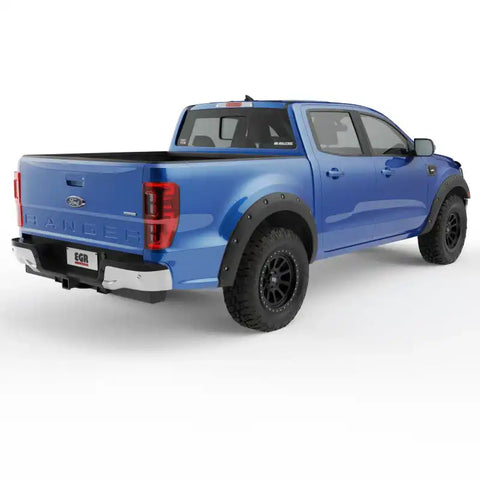 EGR 793555 - 19-22 Ford Ranger Traditional Bolt-On Look Fender Flares With Black-Out Bolt Kit Set Of 4
