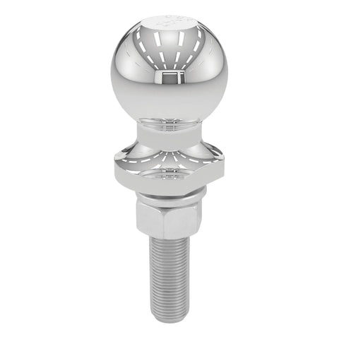 CURT 40019 2 Trailer Ball (3/4 x 3 Shank, 3,500 lbs., Chrome)