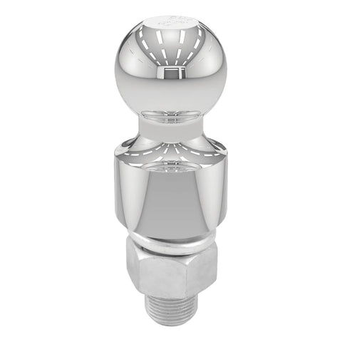 CURT 40031 1-7/8 Trailer Ball (1 x 2-3/16 Shank, 1 Rise, 3,500 lbs., Chrome)