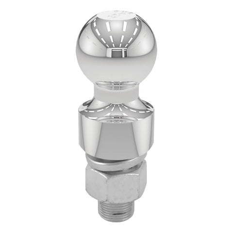 CURT 40033 2 Trailer Ball (1 x 2-1/8 Shank, 1 Rise, 6,000 lbs., Chrome)