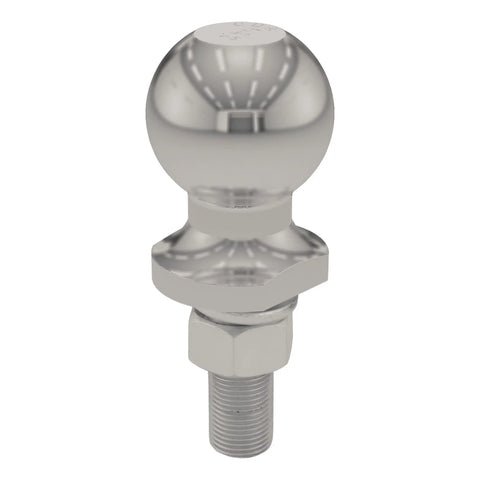 CURT 40052 2 Trailer Ball (3/4 x 2-1/8 Shank, 3,500 lbs., Stainless)