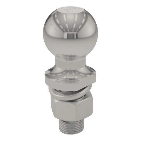 CURT 40053 2 Trailer Ball (1 x 2-1/8 Shank, 6,000 lbs., Stainless)