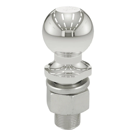 CURT 40055 2-5/16 Trailer Ball (1-1/4 x 2-5/8 Shank, 15,000 lbs., Stainless)