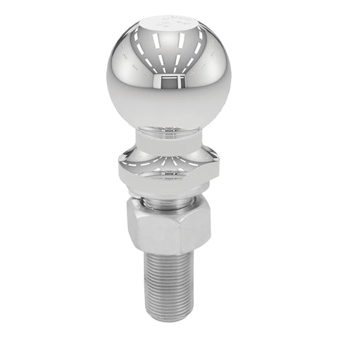 CURT 40075 2-5/16 Trailer Ball (1 x 3 Shank, 6,000 lbs., Chrome, Packaged)