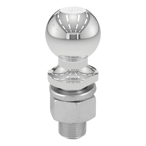 CURT 40078 2-5/16 Trailer Ball (1-1/4 x 2-5/8 Shank, 15,000 lbs., Chrome, Packaged)