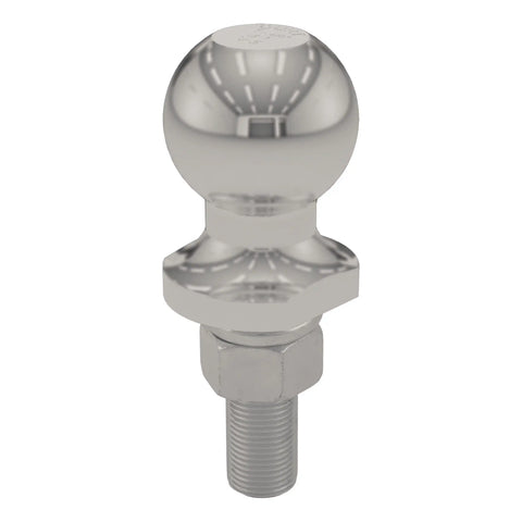 CURT 40080 - 1-7/8in. Trailer Ball (3/4in. x 2-1/8in. Shank 2000 lbs. Stainless Packaged)
