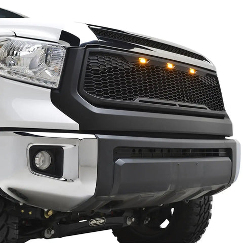 Paramount Automotive 41-0170MB - 14-17 Toyota Tundra Matte Black ABS LED IMpulse Mesh Packaged Grille