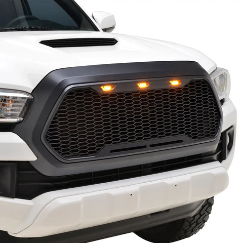 Paramount Automotive 41-0171MB - LED Matte Black Impulse Packaged Grille