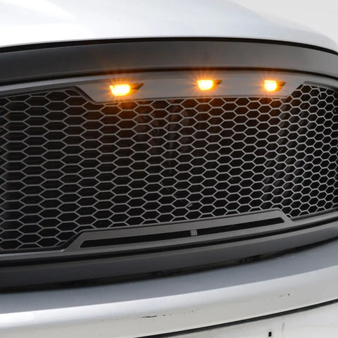 Paramount Automotive 41-0180MB - 09-12 Dodge Ram 1500 ABS Matte Black LED IMpulse Mesh Packaged Grille