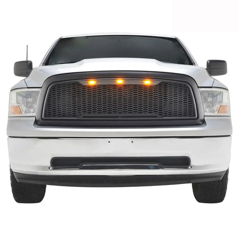 Paramount Automotive 41-0180MB - 09-12 Dodge Ram 1500 ABS Matte Black LED IMpulse Mesh Packaged Grille