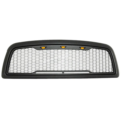 Paramount Automotive 41-0180MB - 09-12 Dodge Ram 1500 ABS Matte Black LED IMpulse Mesh Packaged Grille