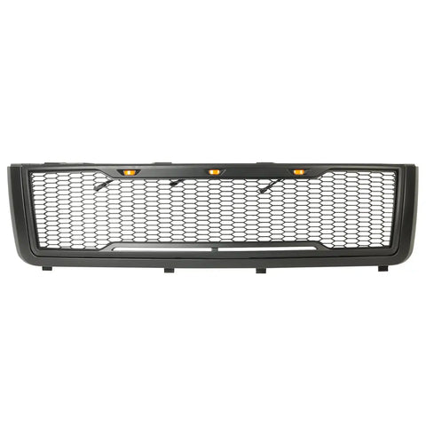 Paramount Automotive 41-0181MB - 11-14 Chevy Silverado 2500/3500 ABS Matte Black LED IMpulse Mesh Packaged Grille