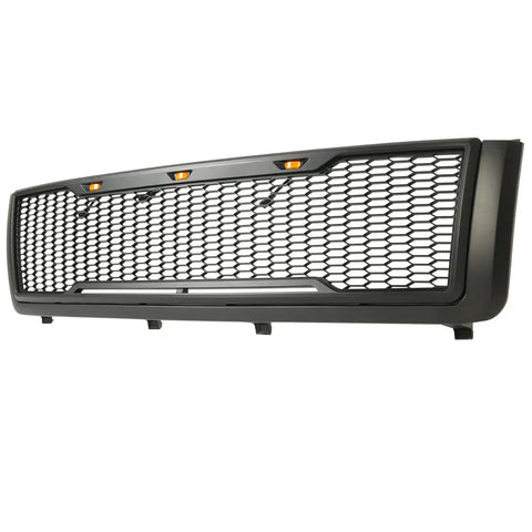 Paramount Automotive 41-0181MB - 11-14 Chevy Silverado 2500/3500 ABS Matte Black LED IMpulse Mesh Packaged Grille