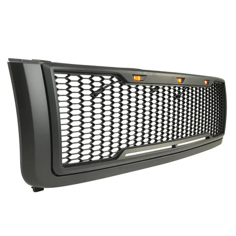 Paramount Automotive 41-0181MB - 11-14 Chevy Silverado 2500/3500 ABS Matte Black LED IMpulse Mesh Packaged Grille