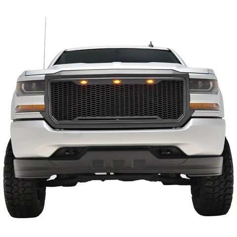 Paramount Automotive 41-0193MB - LED Matte Black Impulse Packaged Grille