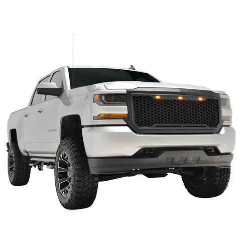 Paramount Automotive 41-0193MB - LED Matte Black Impulse Packaged Grille