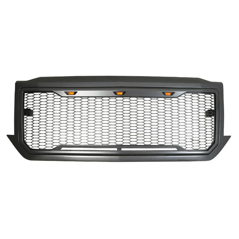Paramount Automotive 41-0193MB - LED Matte Black Impulse Packaged Grille
